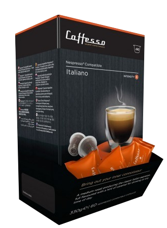 CAFFESSO ITALIANO Nespresso kompatibilis kávékapszula, 60 db