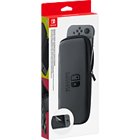NINTENDO Switch Tasche + Schutzfolie, Grau
