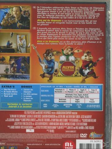 Pochette de DVD avec des tamias de dessins animés jouant d'instruments.