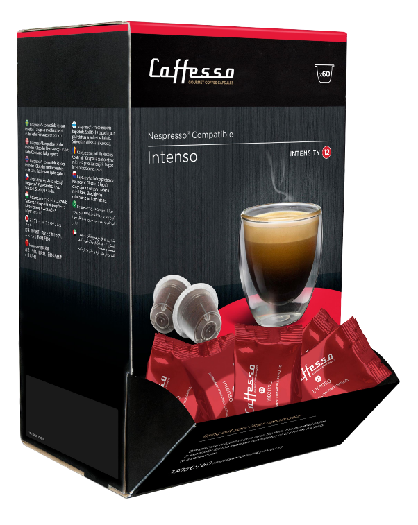 CAFFESSO INTENSO Nespresso kompatibilis kávékapszula, 60 db