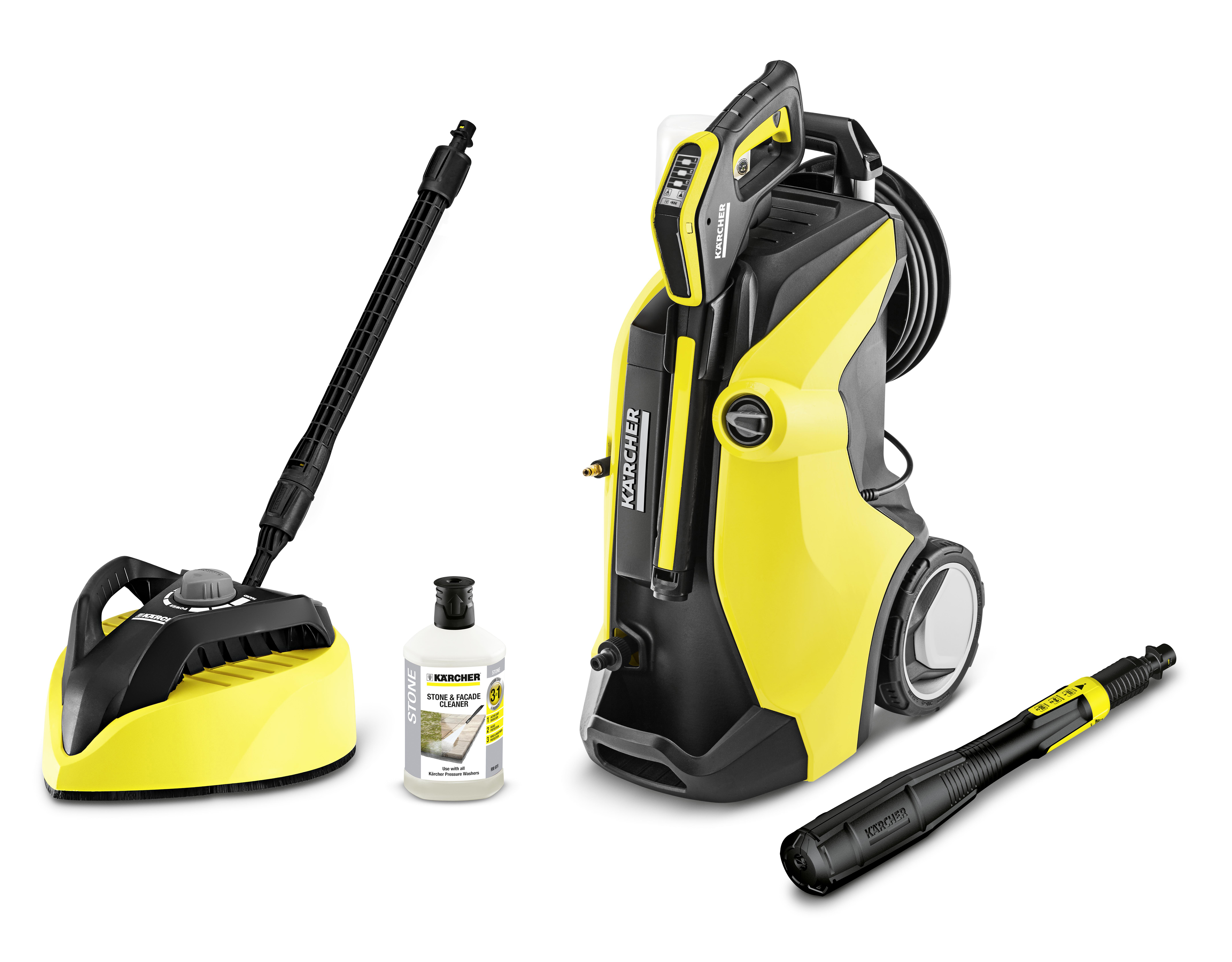 KÄRCHER 1.317-133.0 K7 Premium Full Control Plus Home Hochdruckreiniger, Gelb/Schwarz