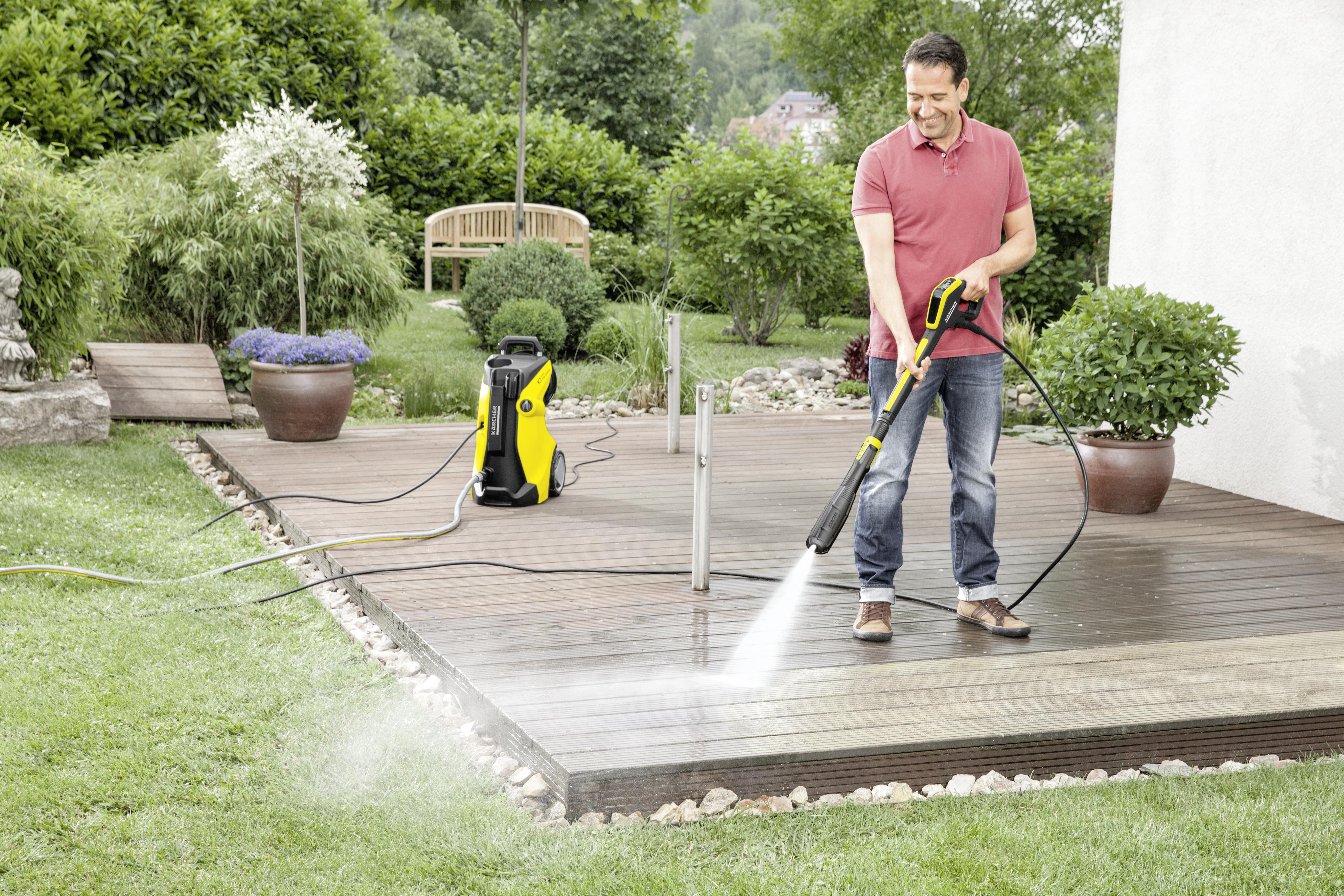 KÄRCHER 1.317-133.0 K7 Premium Full Control Plus Home Hochdruckreiniger, Gelb/Schwarz