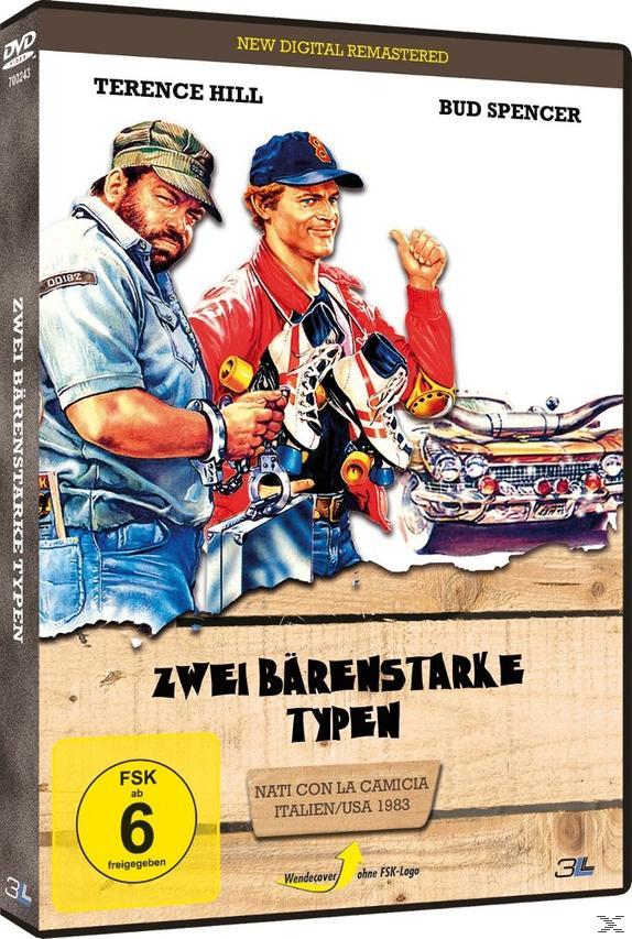 DVD-Cover: Terence Hill und Bud Spencer auf einem Filmplakat, zwei Männer und ein klassisches Auto.