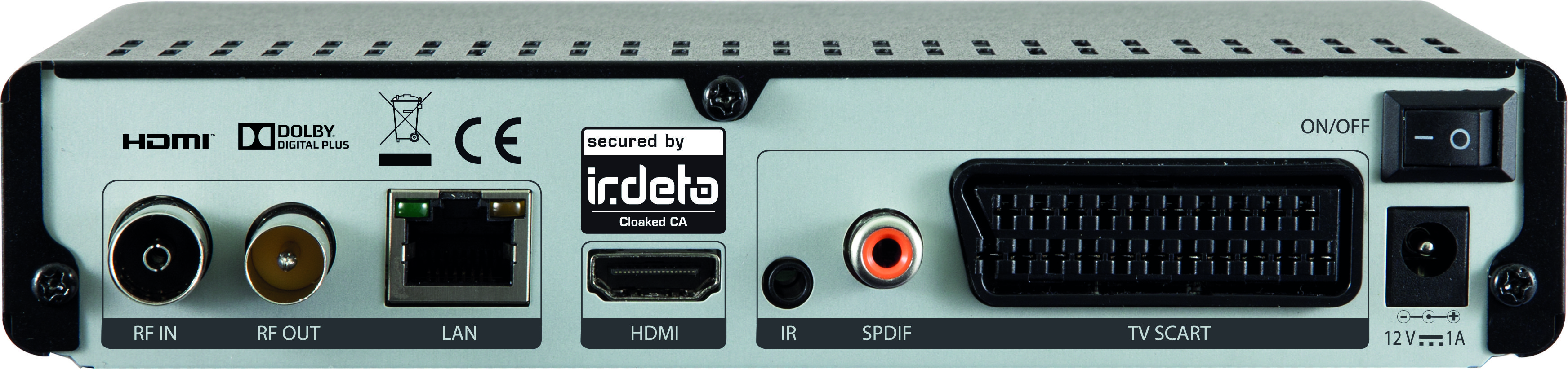 IMPERIAL T2 IR  DVB-T2 HD Receiver (HDTV, DVB-T2 HD, Schwarz)