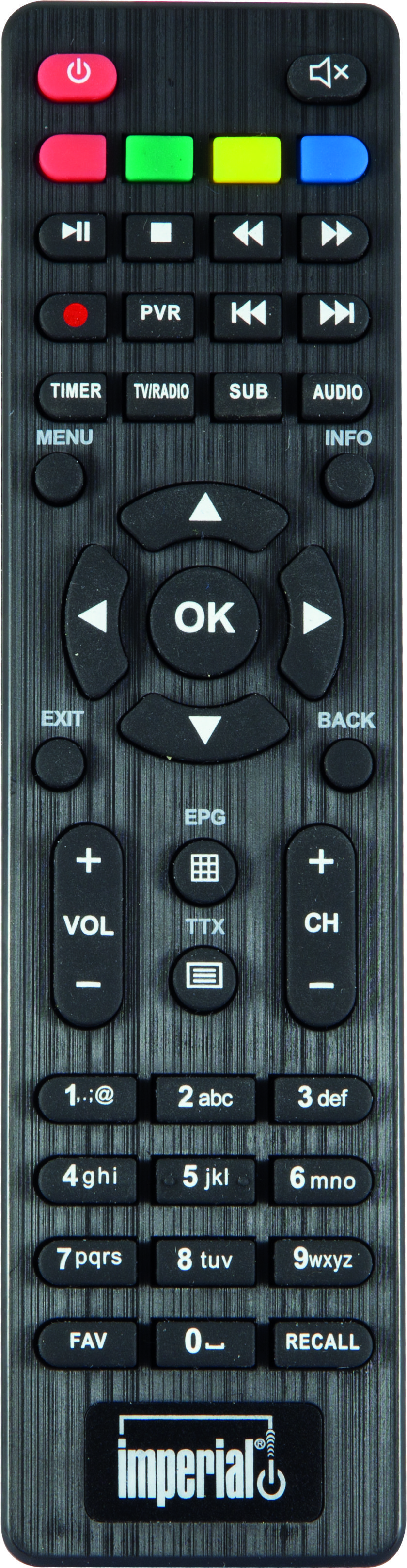 IMPERIAL T2 IR  DVB-T2 HD Receiver (HDTV, DVB-T2 HD, Schwarz)
