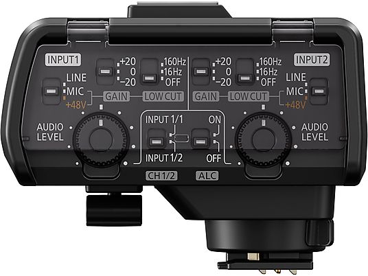 PANASONIC LUMIX GH5 XLR Professional DMW-XLR1 - Adaptateur micro XLR. (Noir)