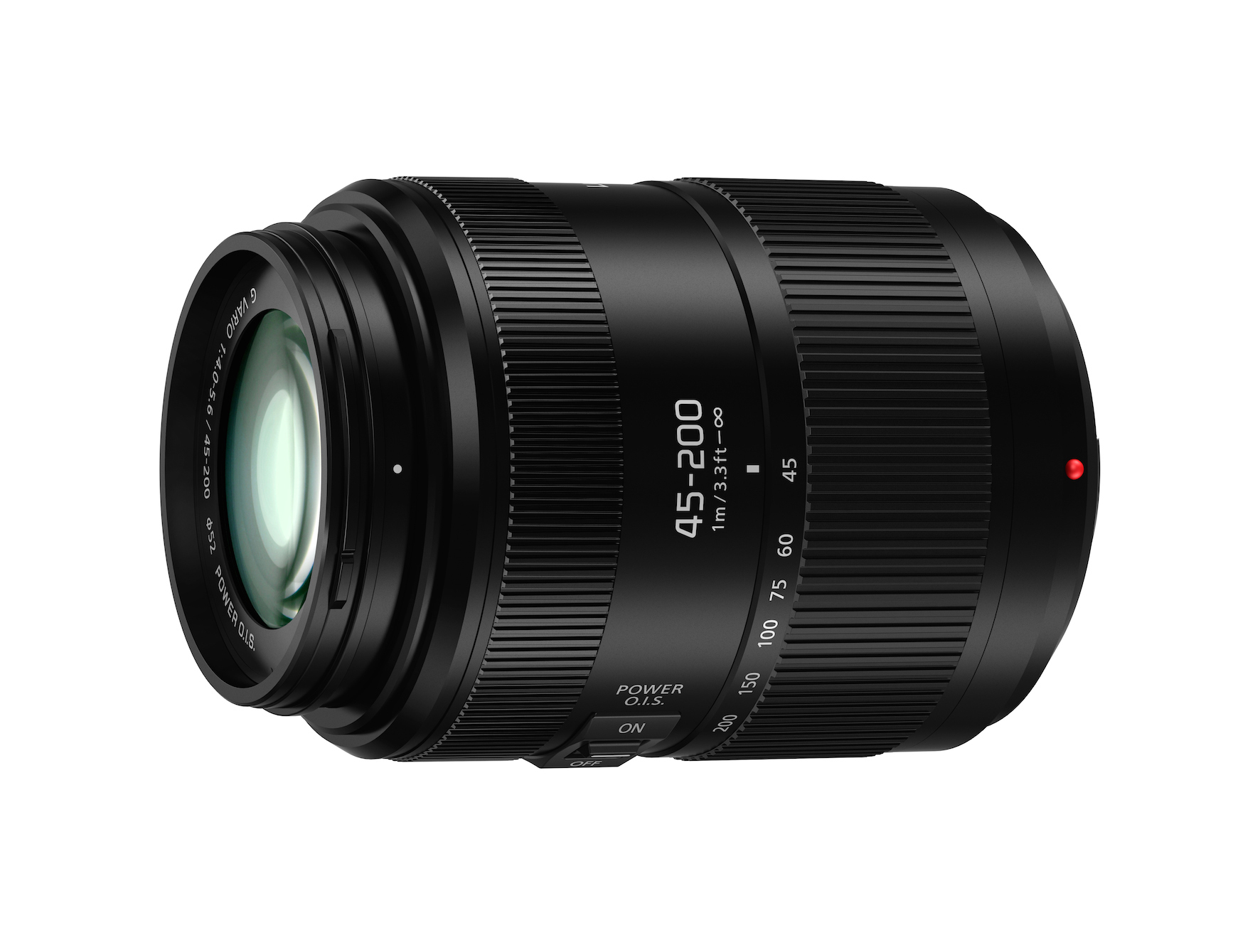 PANASONIC H-FSA45200 Lumix G 45 mm - 200 mm f/4-5.6 OIS (Objektiv für Micro-Four-Thirds, Schwarz)