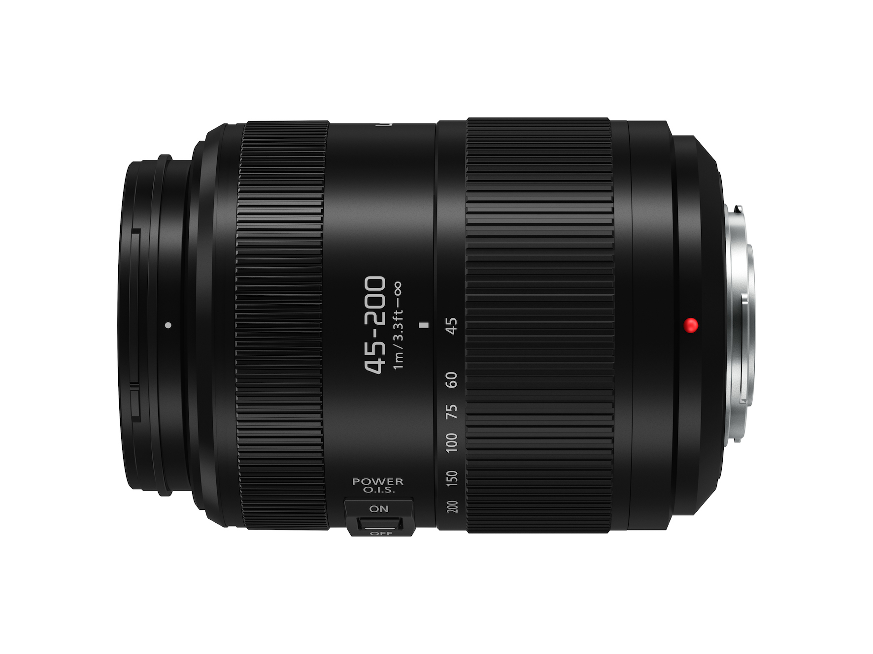 PANASONIC H-FSA45200 Lumix G 45 mm - 200 mm f/4-5.6 OIS (Objektiv für Micro-Four-Thirds, Schwarz)