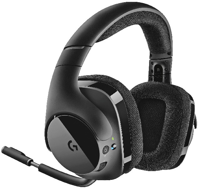 Auriculares Logitech G533 wireless gaming de diadema con ruido 15 negro para 7.1 surround dts headphonex transductores 40mm prog 24 ghz batería