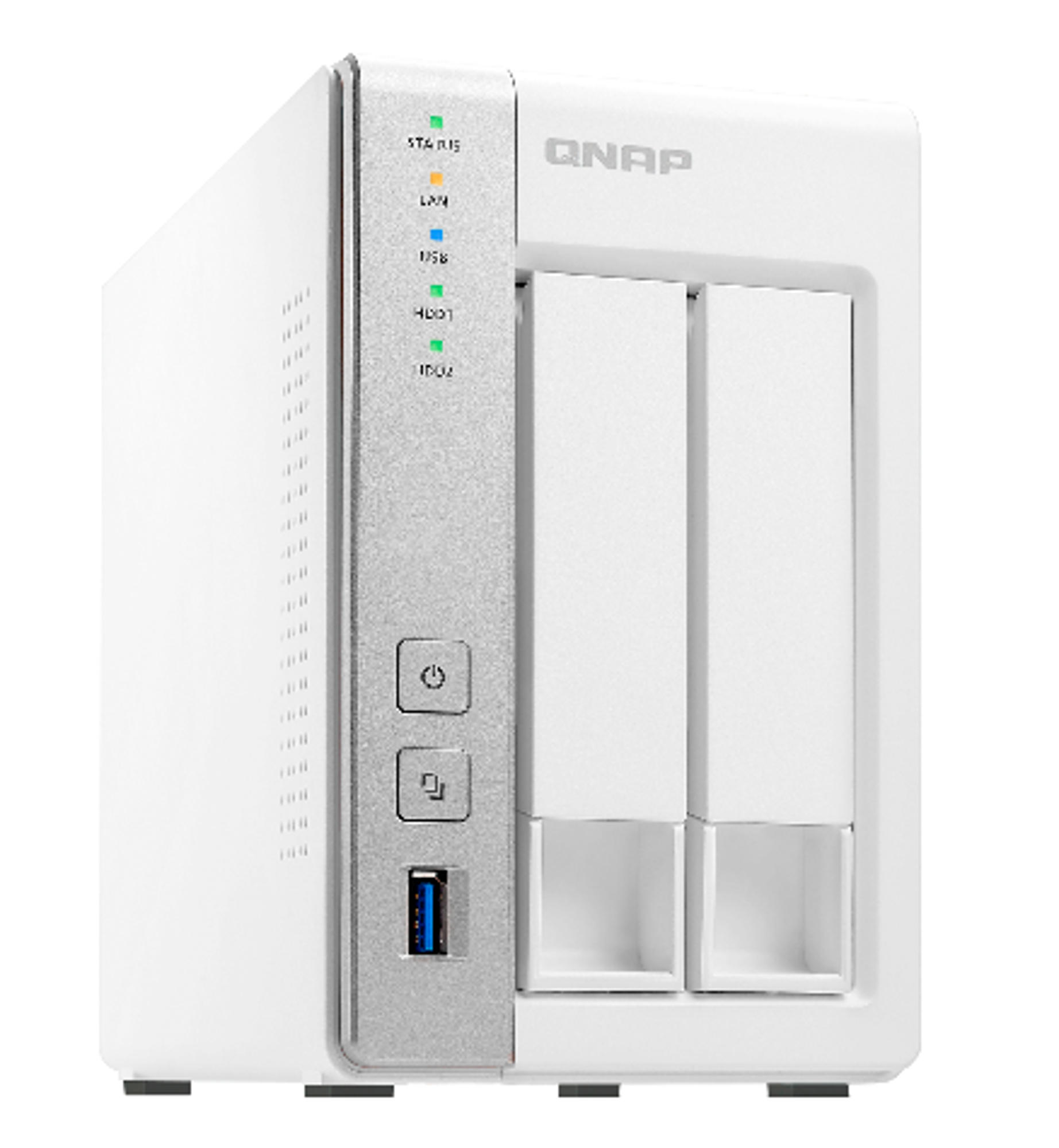 QNAP TS-231P NAS 3,5 Zoll Anzahl Festplattenschächte: 2 Alpine Weiß}