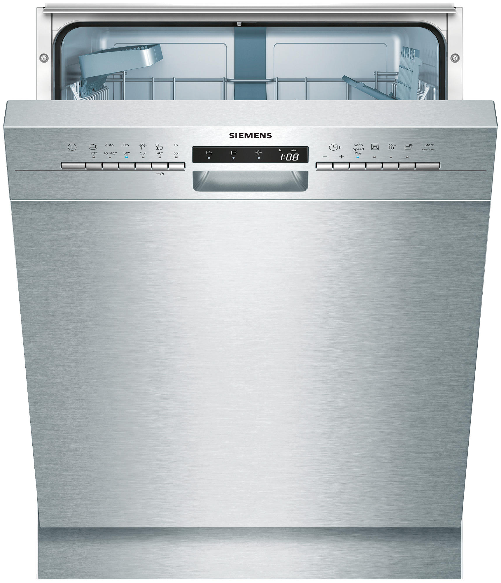 SIEMENS SN436S01CE IQ300 Geschirrspüler (unterbaufähig, 598 mm breit, 46 dB (A), D)