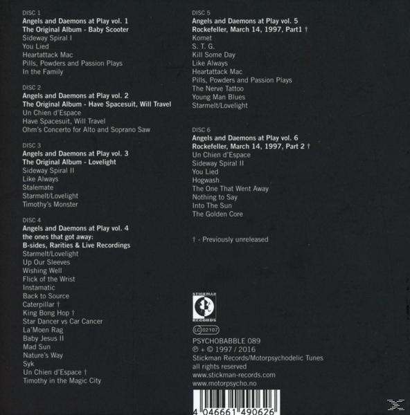 Rückseite einer CD mit Titelliste.