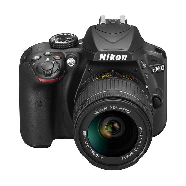 NIKON D3400 + AF-P 18-55 mm VR Kit Lens Dijital SLR Fotoğraf