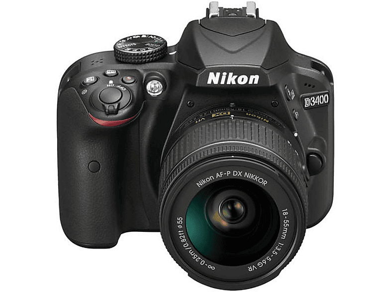 NIKON D3400 + AF-P 18-55 mm VR Kit Lens Dijital SLR Fotoğraf
