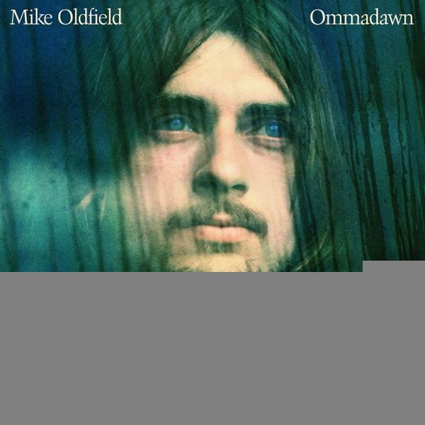 Albumcover mit einem Mann im Zentrum, betitelt 'Ommadawn' von Mike Oldfield.