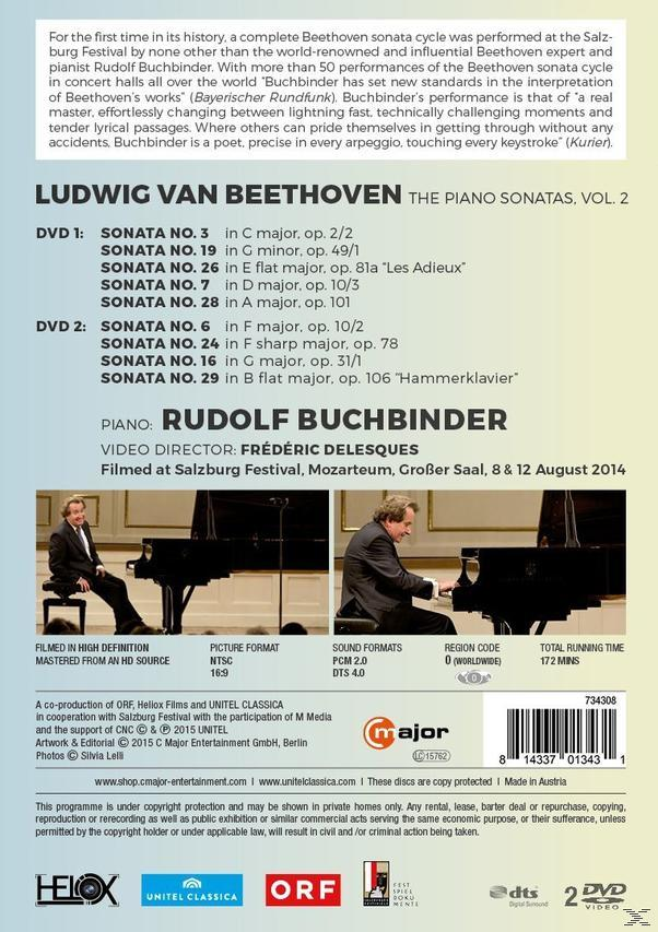 Klaviersonaten Rudolf (DVD) Buchbinder Vol.2 - -