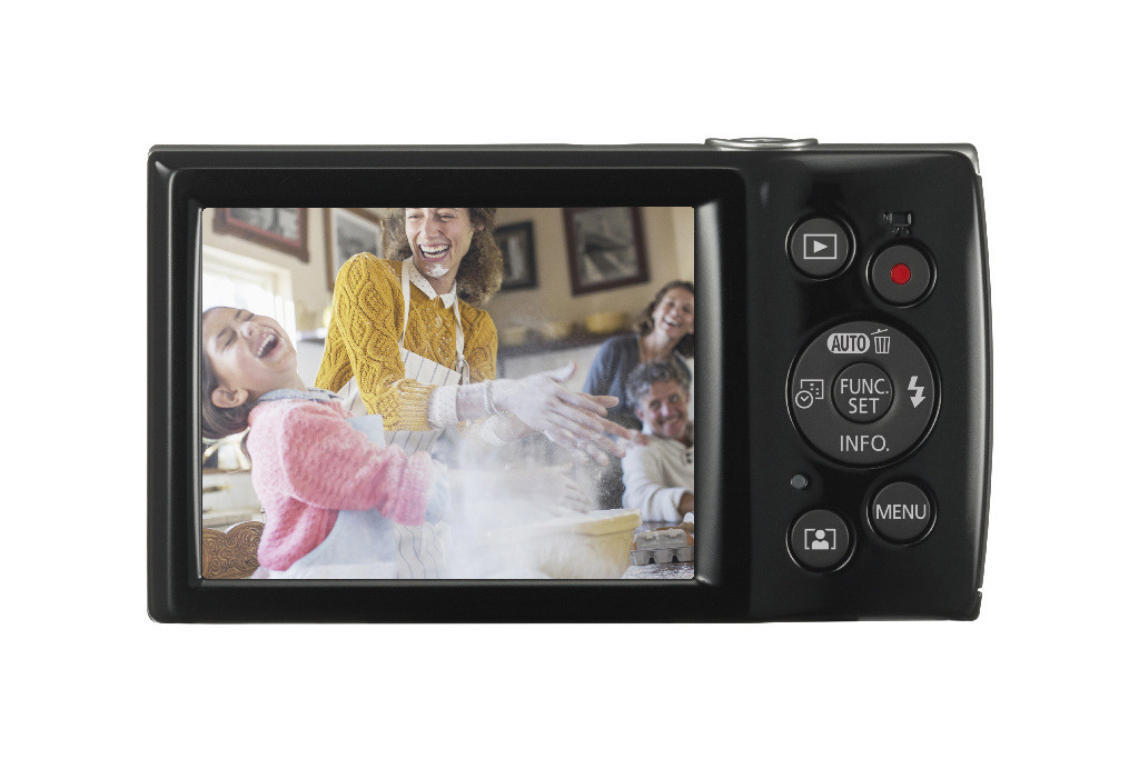 CANON IXUS 185 Digitalkamera Schwarz, 8fach opt. Zoom, LCD (TFT)