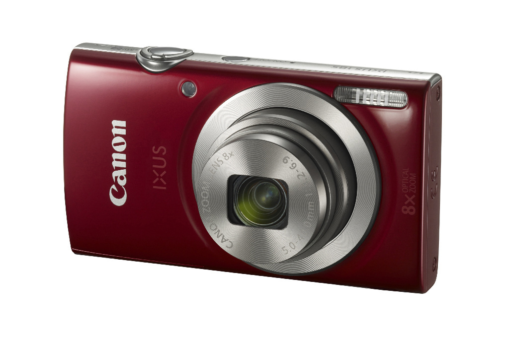 CANON IXUS 185 Digitalkamera Rot, 8fach opt. Zoom, LCD (TFT)