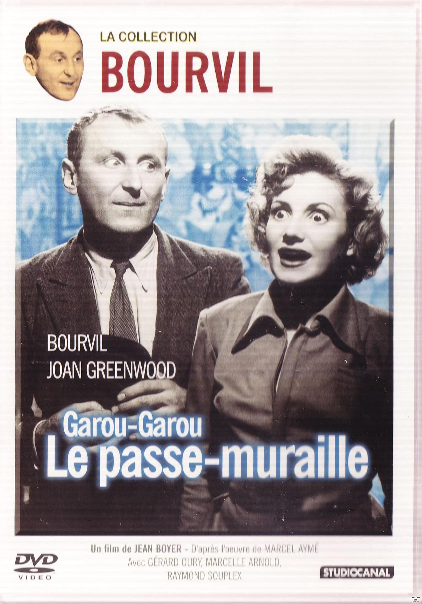 DVD-hoes met twee personen. Man in pak, vrouw met verbaasde blik. Tekst in het Frans luidt 'Garou-Garou'.