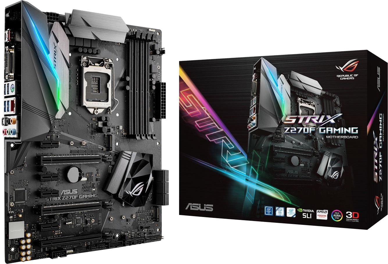 INTEL Core™ i7-7700K, 4.2 GHz + ASUS ROG Strix Z270F Gaming + CORSAIR Vengeance LPX 16GB, DDR4-3000