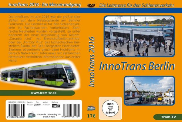 - für Schienenverkehr DVD Die InnoTrans den Berlin Leitmesse