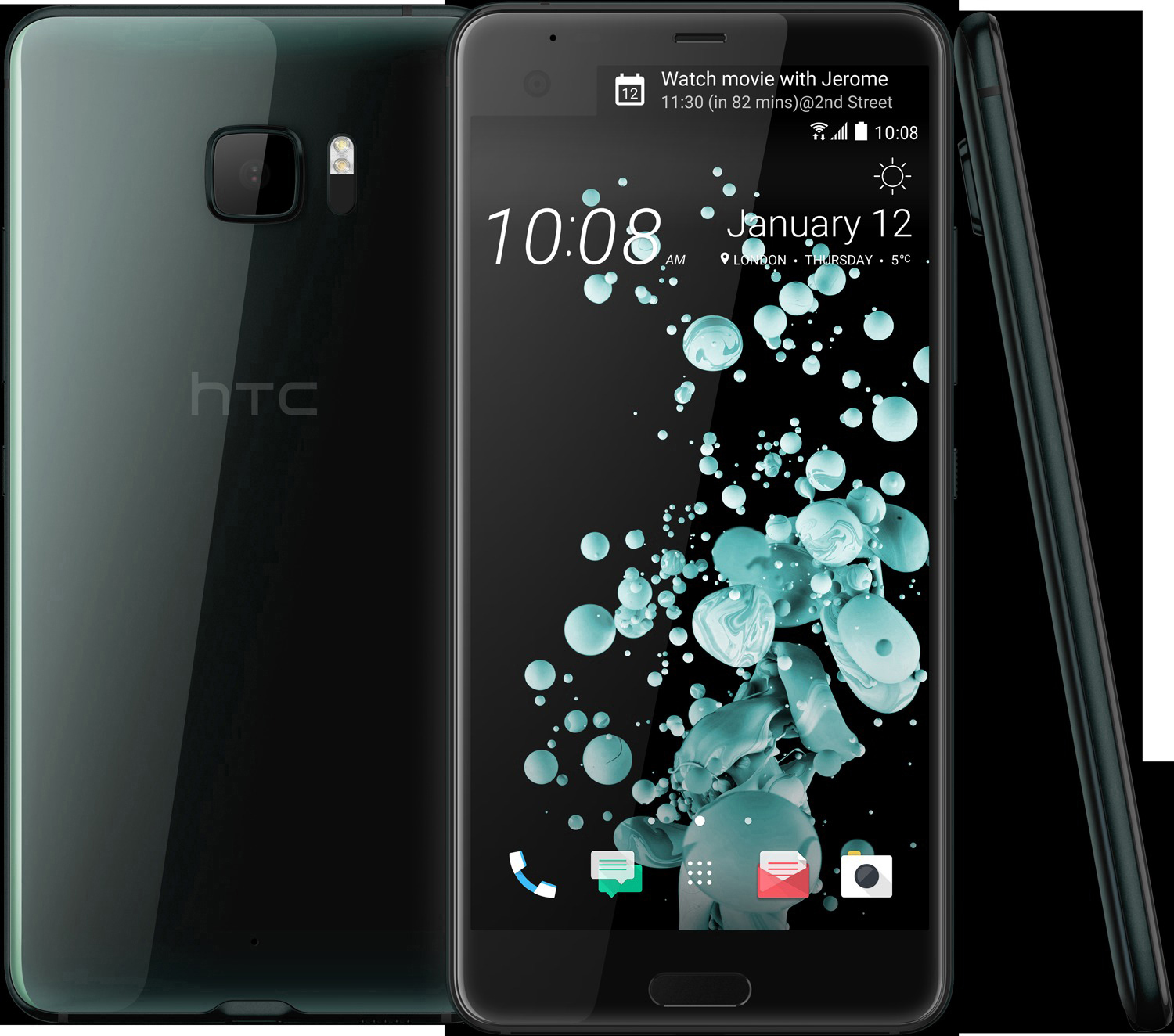 HTC U Ultra 64 GB Brilliant Black