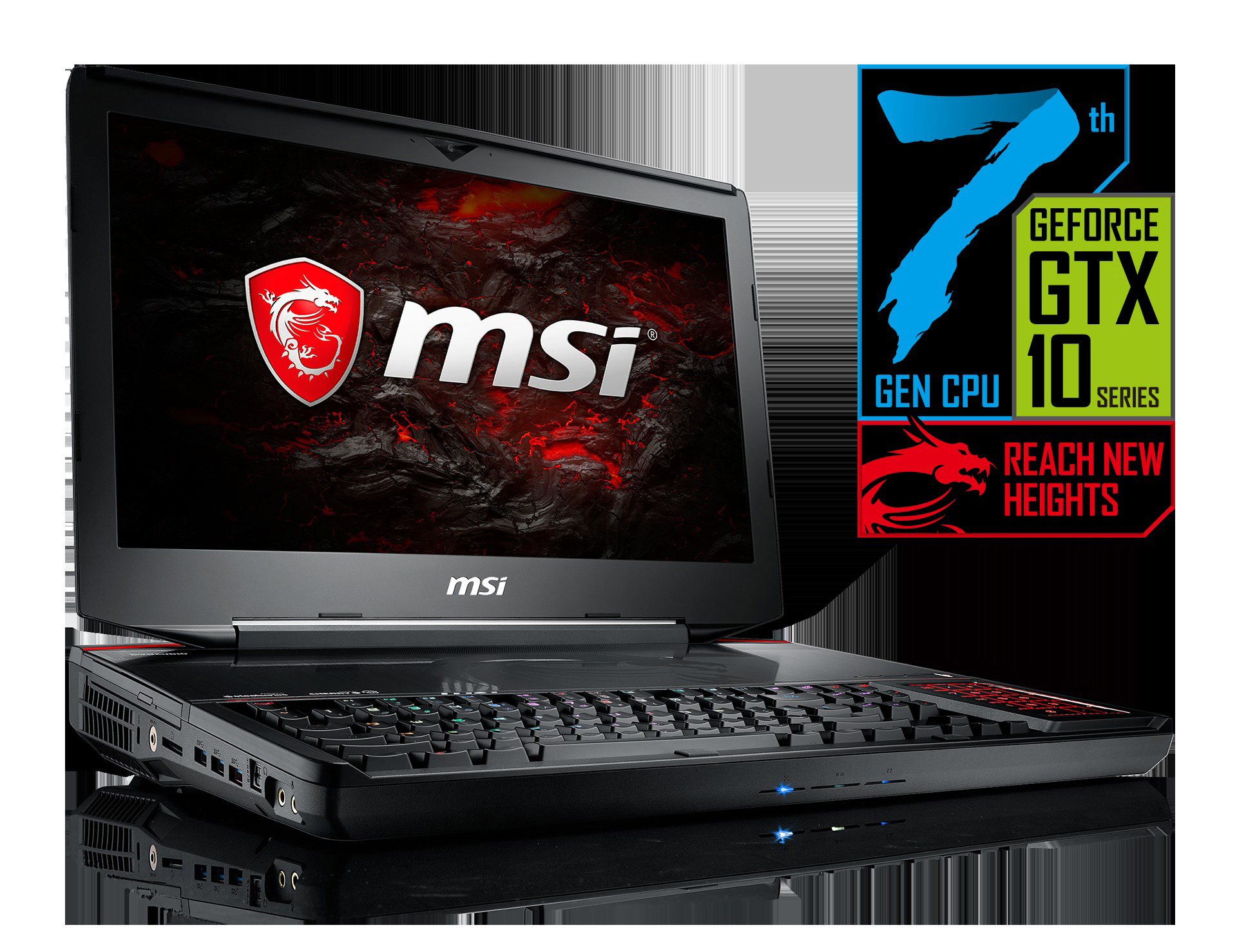 MSI GT83VR 7RF-206 Titan SLI - 18,4 Zoll - Intel® Core™ i7 i7-7920HQ - 64 GB - 256 GB - NVIDIA GeForce® GTX 1080 - Windows 10 Home (64 Bit)