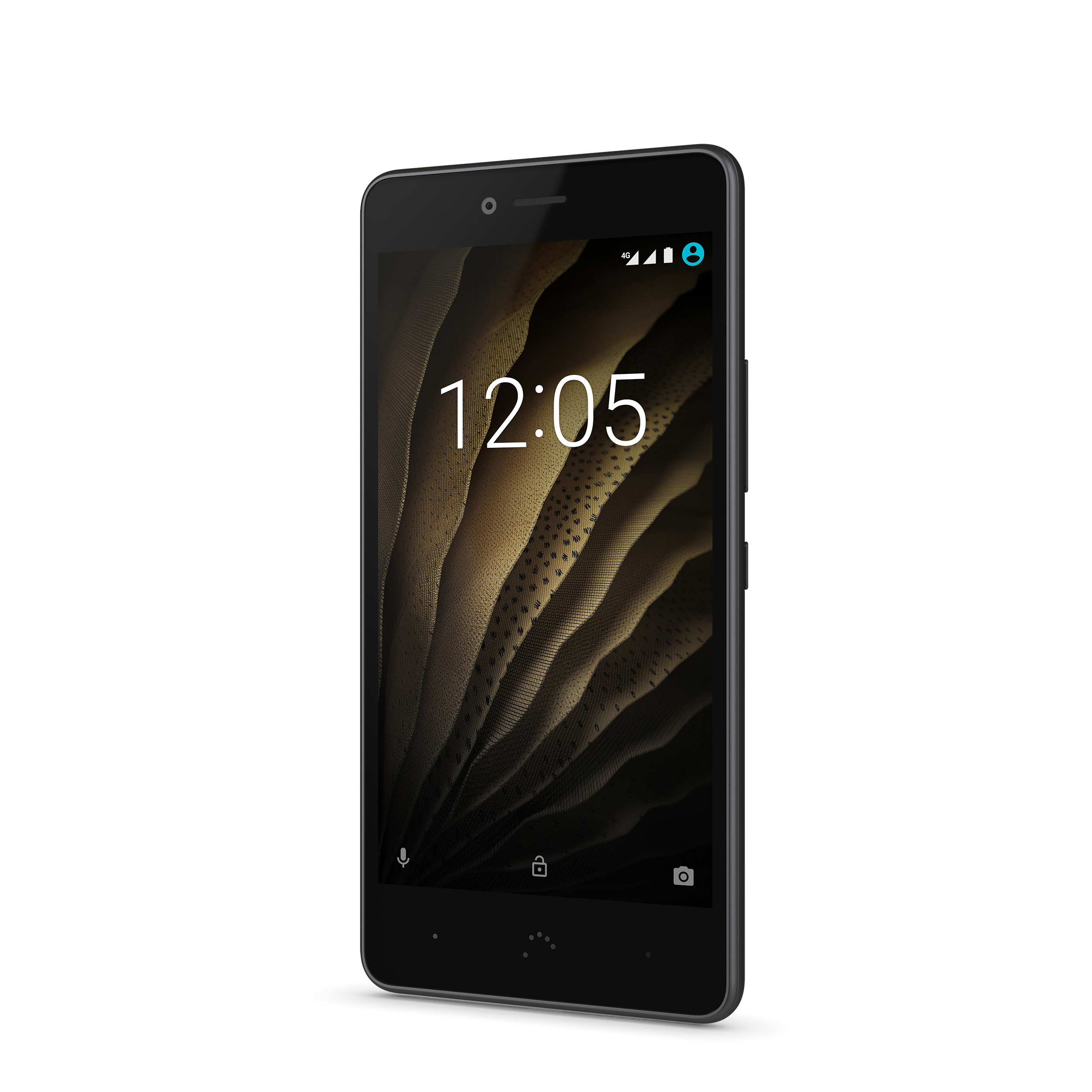 BQ Aquaris U  16 GB Schwarz/Graphit Dual SIM