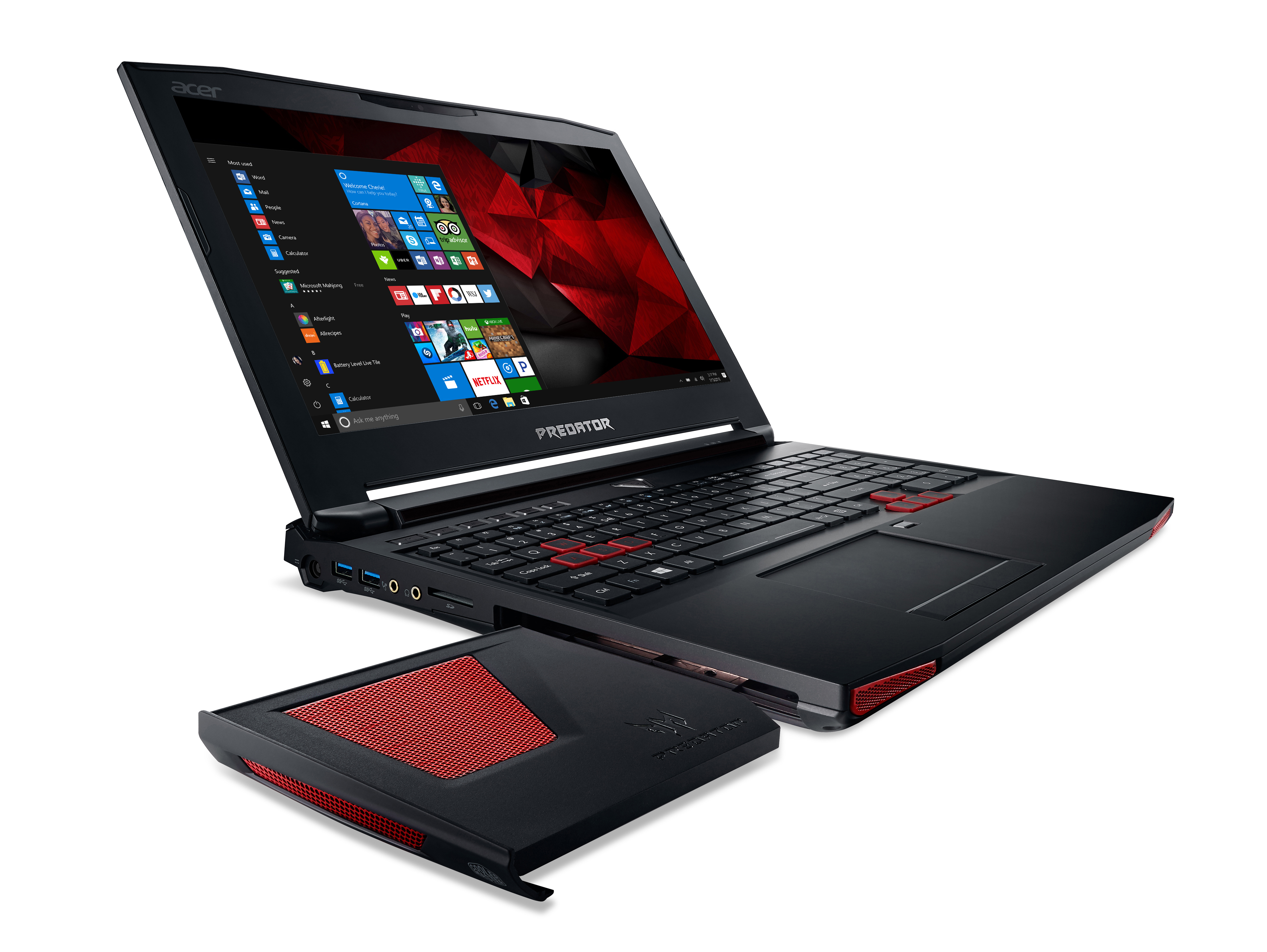 ACER Predator 15 (G9-593-751X) - 15,6 Zoll - Intel® Core™ i7 i7-7700HQ - 16 GB - 256 GB - NVIDIA GeForce® GTX 1070 - Windows 10 Home (64 Bit)