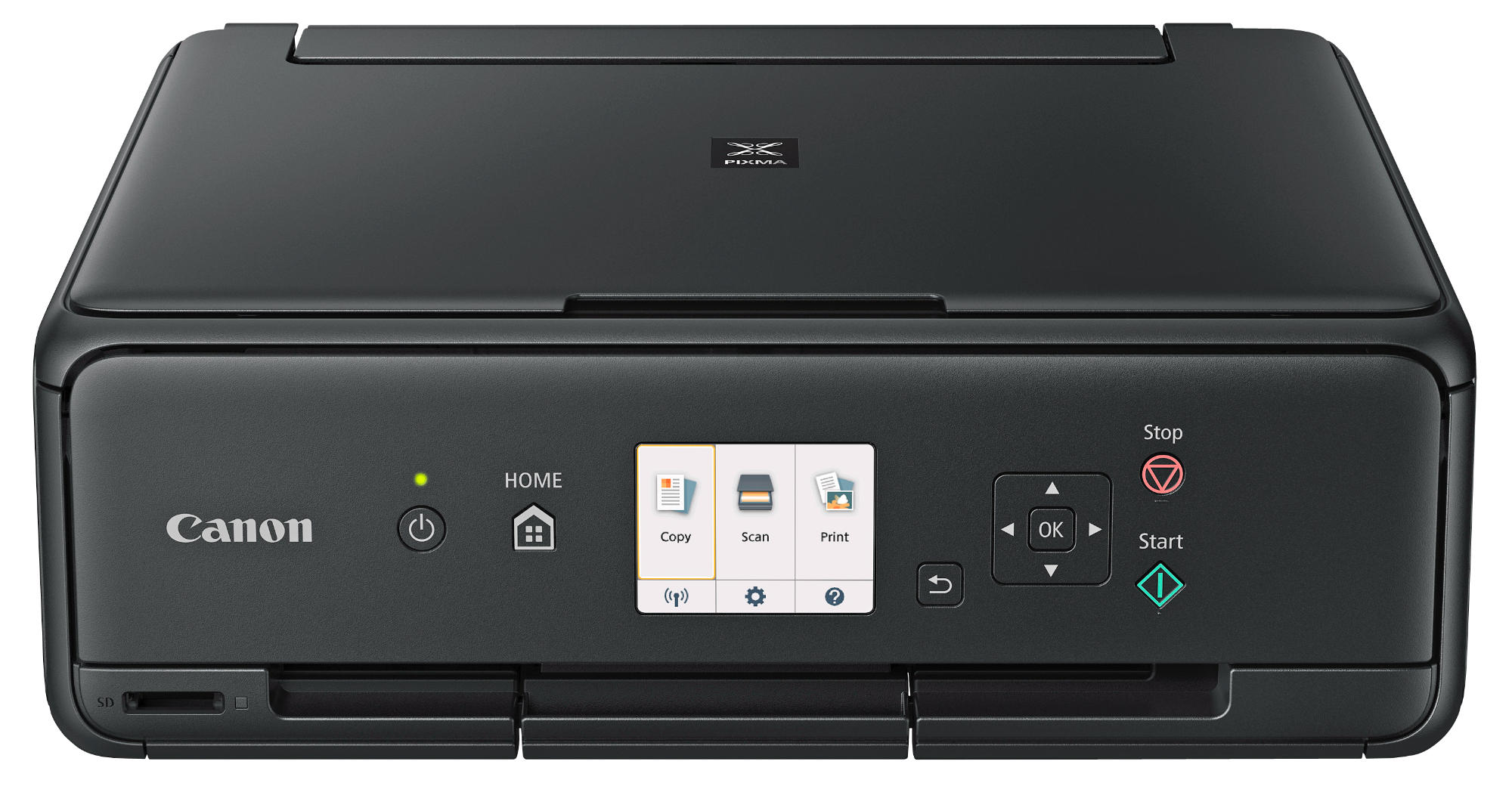 CANON PIXMA TS5055 + 50 Blatt Fotopapier PP-201 Tintenstrahl 3-in-1 Multifunktionsdrucker WLAN