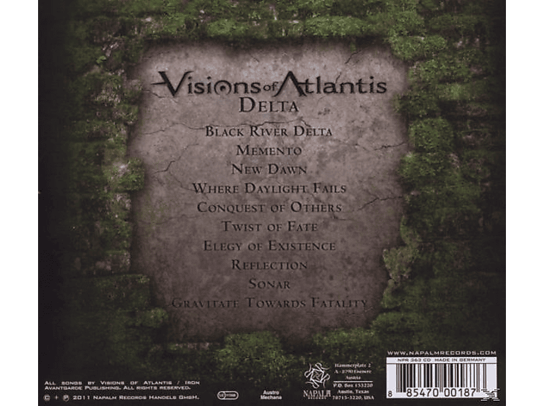Thumbnail - Visions Of Atlantis - Delta (CD)
