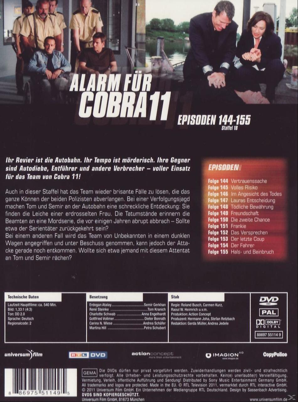Alarm für Cobra 11 - Staffel 18 DVD