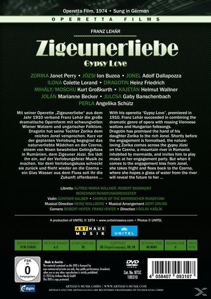 Janet Perry, - Adolf Colette (DVD) - Zigeunerliebe Ion Heinz Buzea, Friedrich, Lorand, Dallapozza