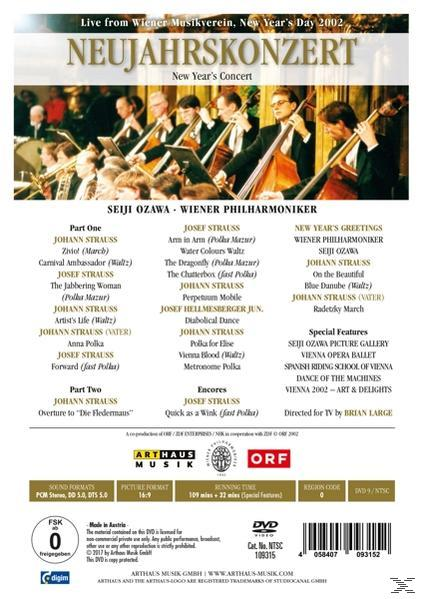 Ballett Der Wiener Staatsoper, - - (DVD) Wiener Philharmoniker 2002 Neujahrskonzert