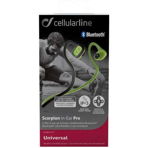 CELLULAR LINE Scorpion Kulakiçi Bluetooth Kulaklık-Siyah