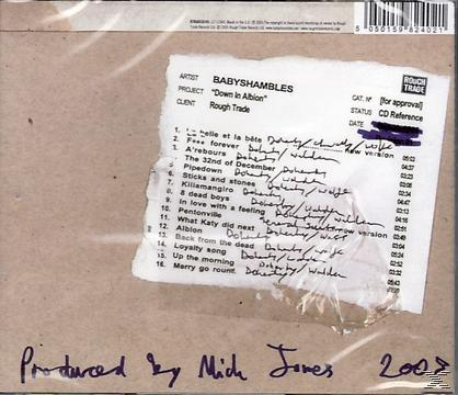 Babyshambles - Down In Albion  - (CD)