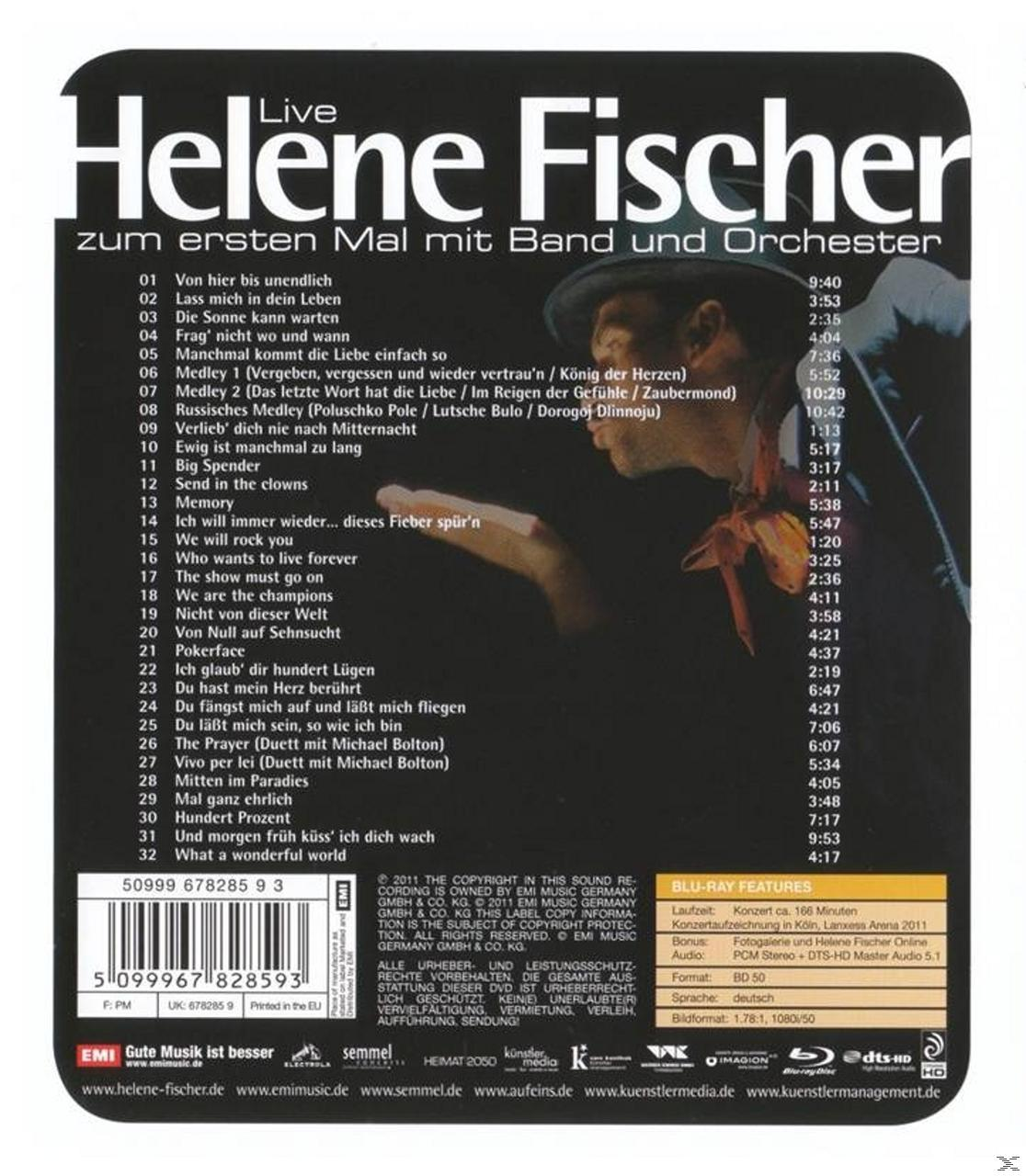 - - Ersten Fischer Band (Blu-ray) Helene Fischer-Zum & Mal Mit Live-Helene Orch