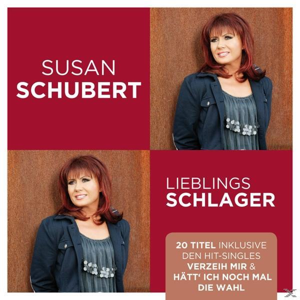 Albumcover: Susan Schubert, Text und Fotos. 'Lieblings Schlager' und Text über die Songs.
