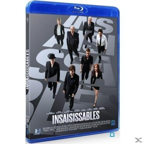 Boîtier Blu-ray : couverture du film 'Insaisissables'. Plusieurs personnes marchant sur fond bleu.