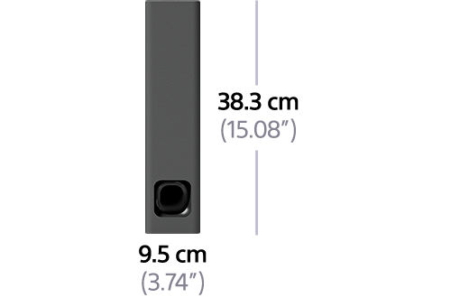 SONY HT-MT300, Soundbar, Schwarz