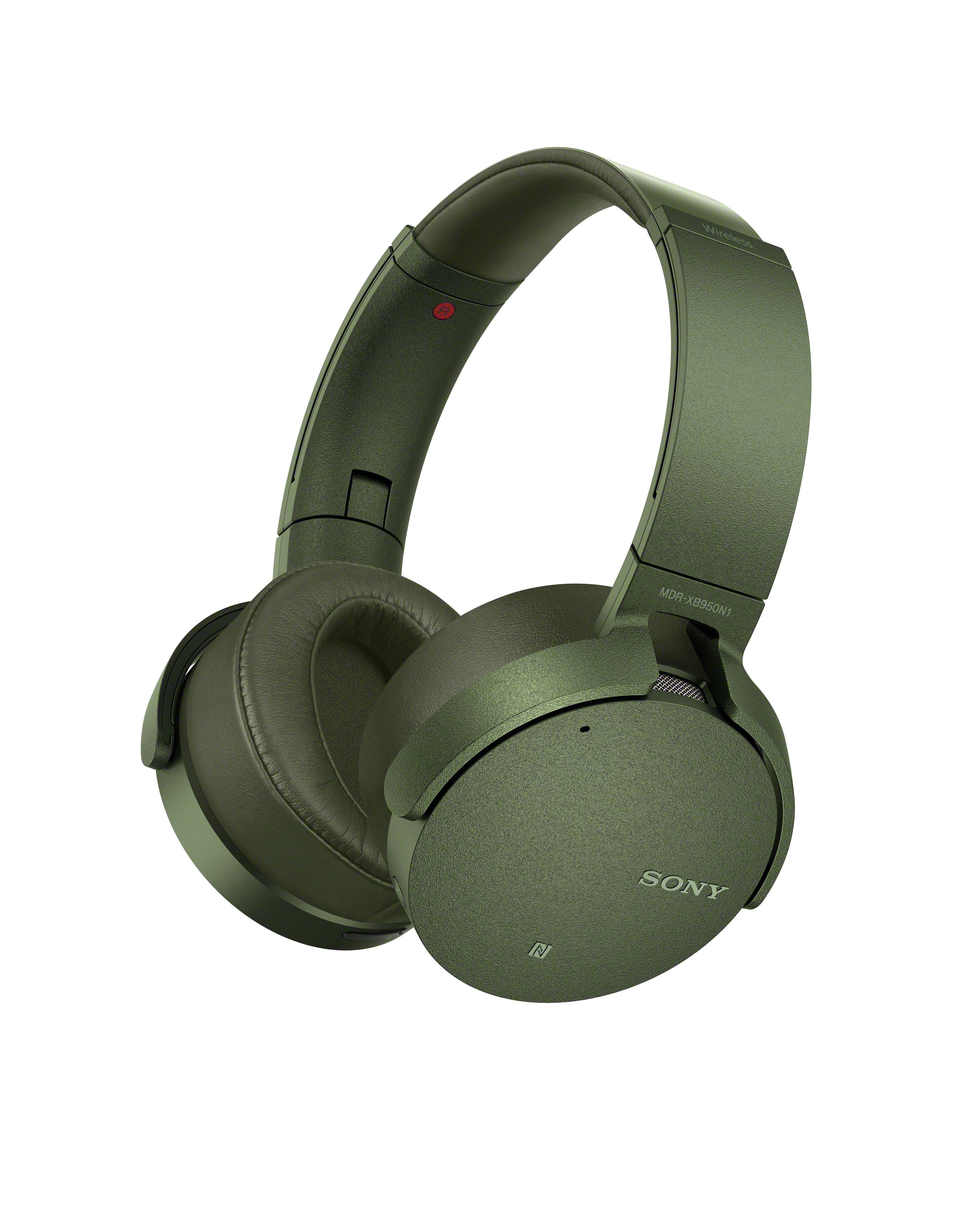 SONY MDR-XB950N1, Over-ear Kopfhörer Bluetooth Grün