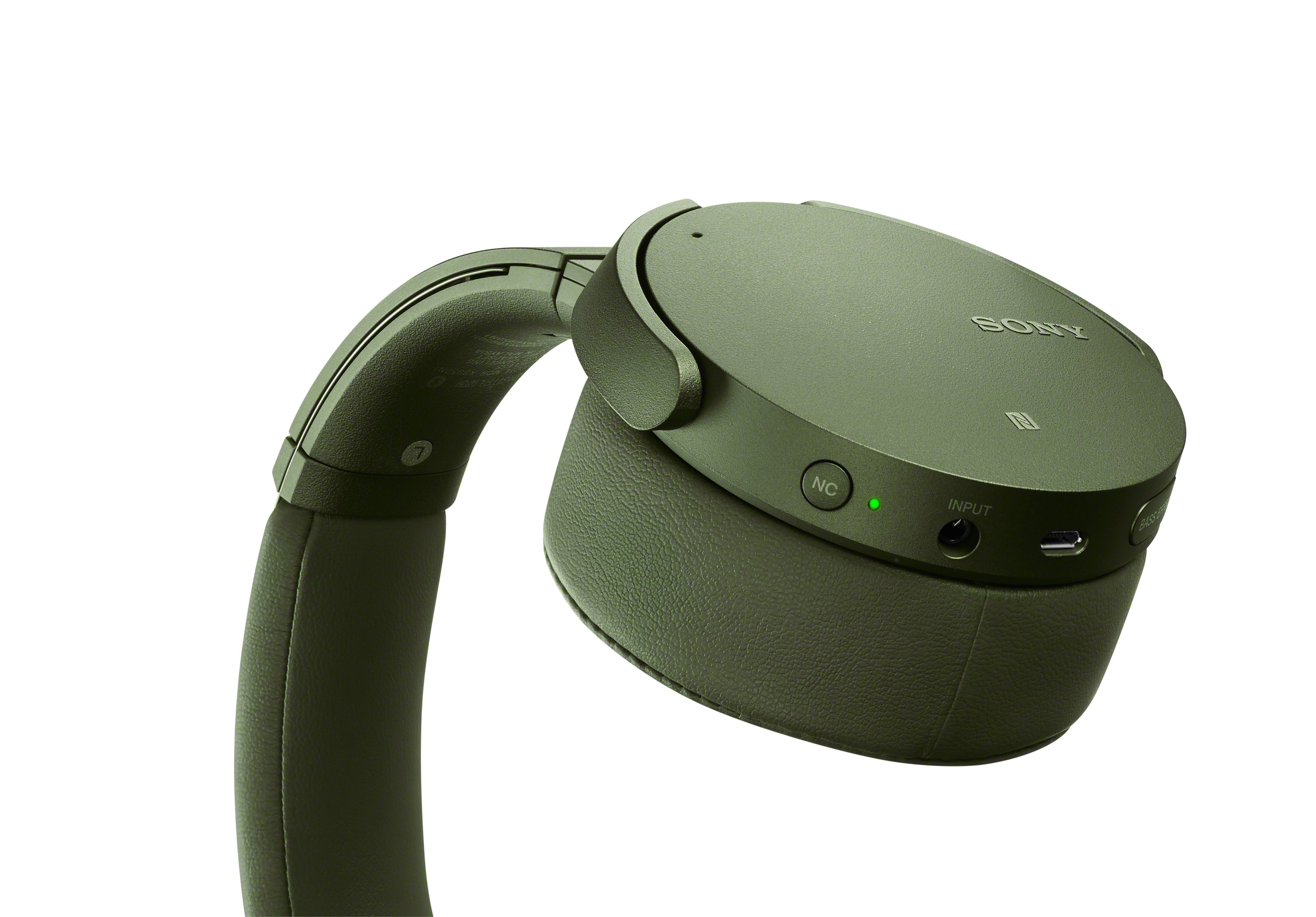 SONY MDR-XB950N1, Over-ear Kopfhörer Bluetooth Grün