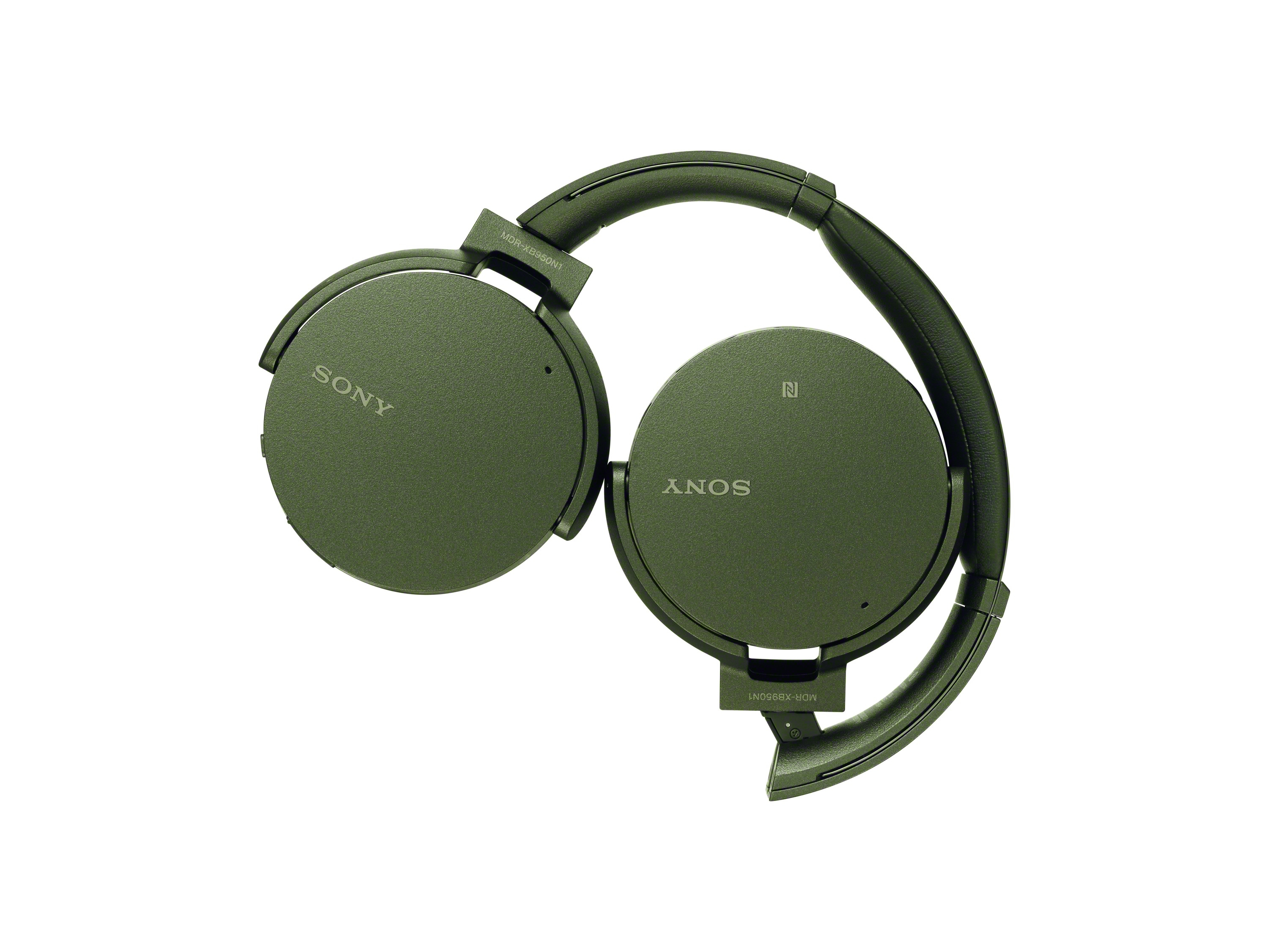 SONY MDR-XB950N1, Over-ear Kopfhörer Bluetooth Grün