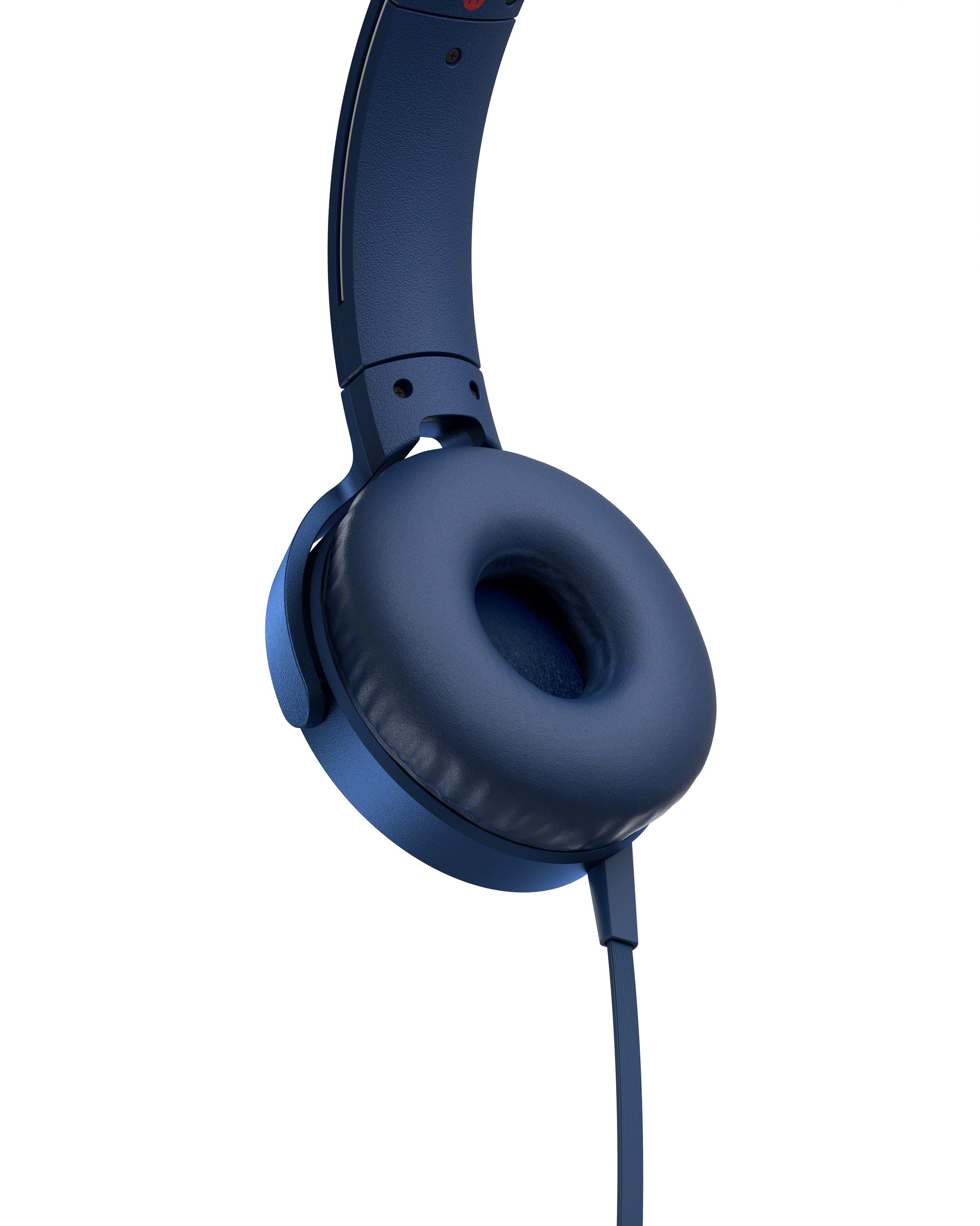 SONY MDR-XB550AP, On-ear Blau Kopfhörer