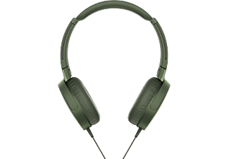 SONY MDR-XB550AP - Kopfhörer (On-ear, Grün)