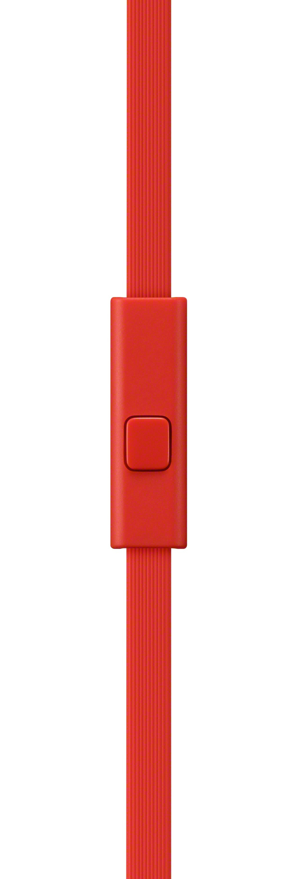 SONY MDR-XB550AP, On-ear Kopfhörer Rot