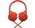 SONY MDR-XB550AP - Casque (On-ear, Rouge)