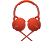 SONY MDR-XB550AP - Kopfhörer (On-ear, Rot)