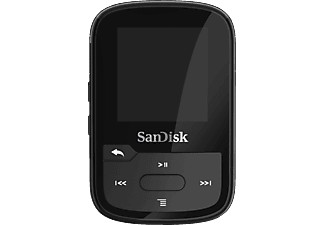 SANDISK Clip Sport Plus Mp3-Player (16 GB, Schwarz)