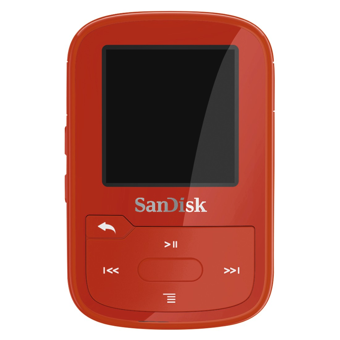 SANDISK Clip Sport Plus - MP3 Player (16 GB, Rot)